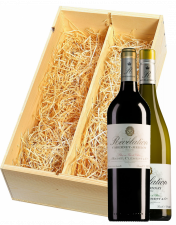 Wijnkist met Revelation Pays d'Oc Cabernet-Merlot en Chardonnay