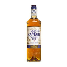 Old Captain donkere rum liter  37,5%