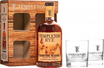 Templeton 4 yr  giftbox Rye Whiskey 40%