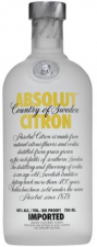 Absolut Blue Citron vodka  70cl, 40%