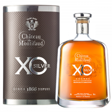 Château Montifaud cognac XO Silver Decanter 70cl, 40%