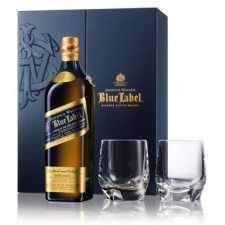 Johnnie Walker Blue Label met glazen  70cl, 40%