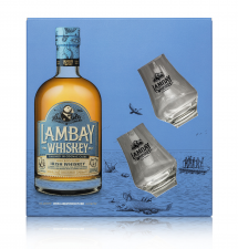 Lambay Irish Whiskey Small Batch Gift Set 70cl 40%